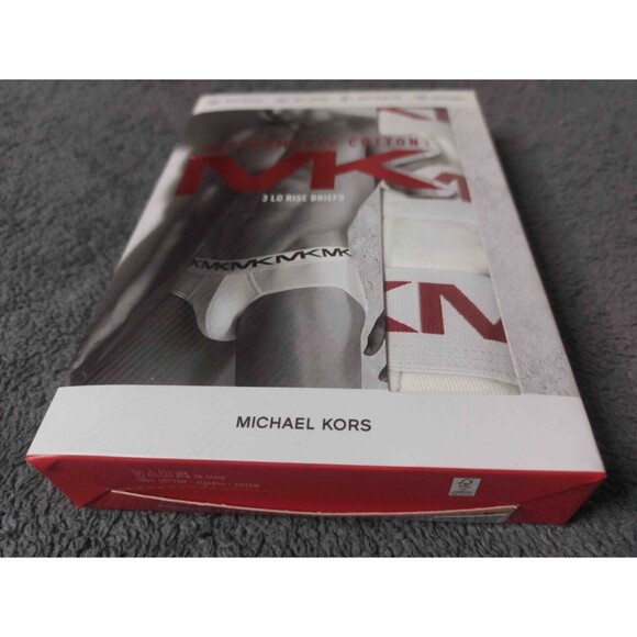 MK Michael Kors Performance Cotton Low Rise Briefs Men's Underwear Comfort Pouch - Picture 3 of 5